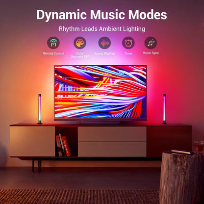 Smart Gaming Light Bar Ambient Lighting, LED Backlights with Scene and Music Sync for Game Monitor, PC, TV, Room Decoration Valentine's Day Gift