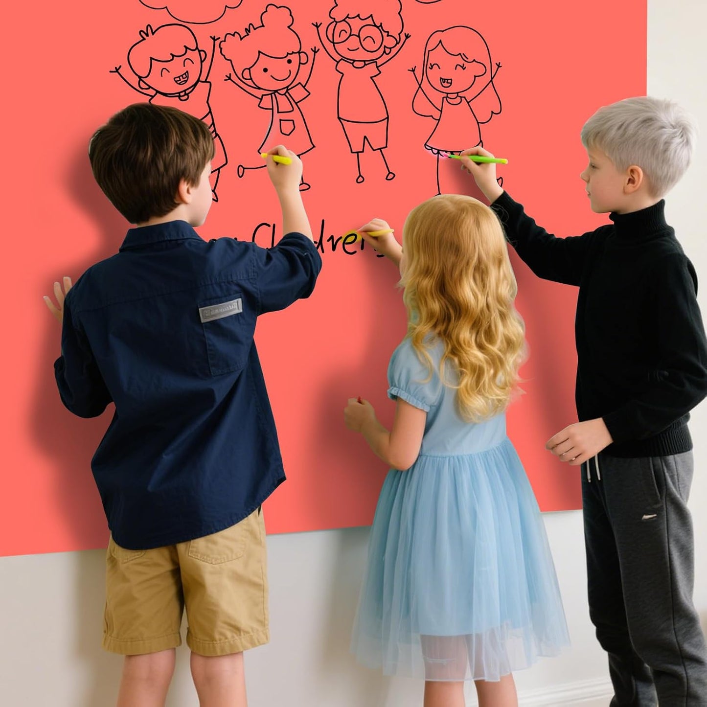 Magnetic Glass Whiteboard - Glass Dry Erase Board 48"x36" Large Frameless Board for Walls Office School and Home