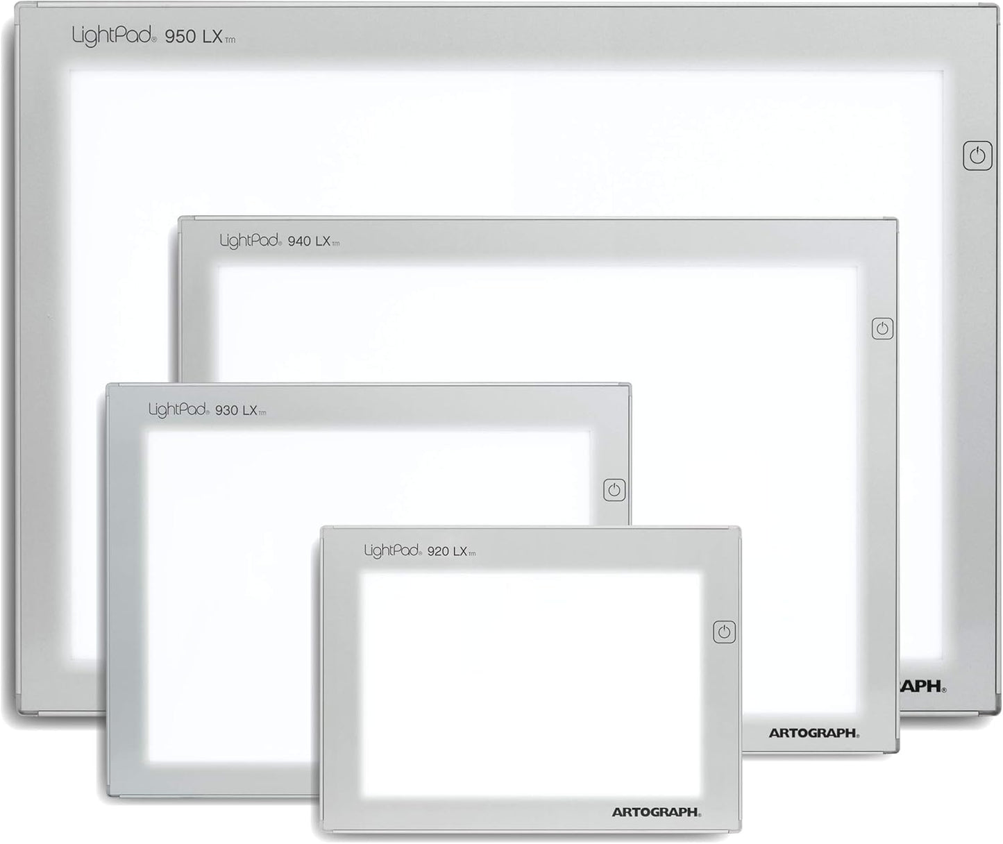 Artograph Thin LED Light Box, 17" x 12" Dimmable Drawing & Tracing Pad, LightPad 940 LX