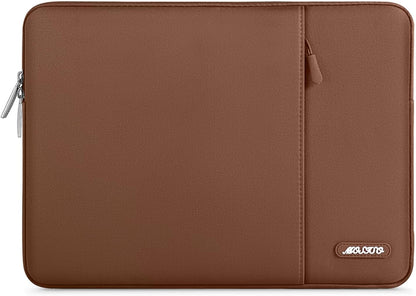 MOSISO Laptop Case 13.3 inch, 13-13.3 inch Laptop Sleeve Compatible with MacBook Air/Pro 13/Pro 14 M5 M4 M3 M2 M1, HP Dell ASUS Lenovo,Polyester Vertical Computer Sleeve Bag with Pocket, Antique Green - Colors A