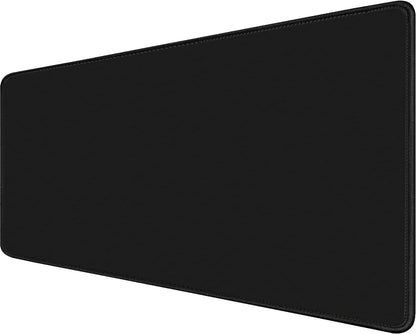 Large Gaming Mouse Pad, XXL Extended Computer Keyboard Mouse Mat with Stitched Edges, 31.5" x 15.7" Non-Slip Waterproof Rubber Base Office Big Long Mousepad for Work, Game, Office, Home, Black