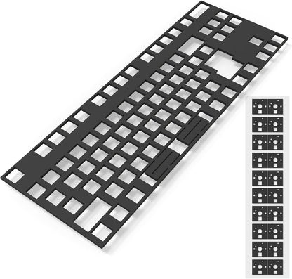 Poron Keyboard PCB Foam 84 Layout, Poron Switch Pads 120Pcs and Keyboard Sound Dampeners
