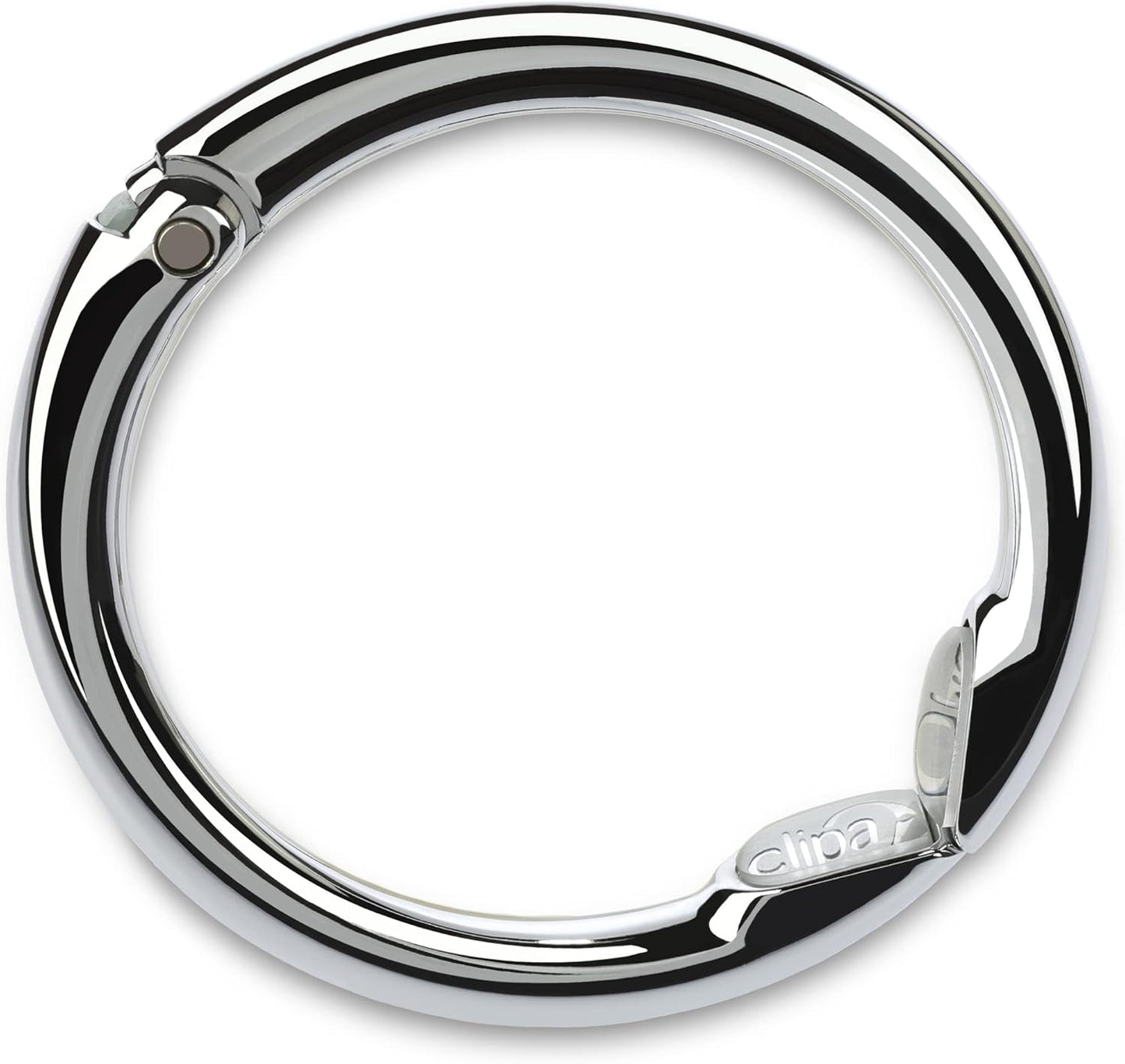 Clipa Bag Hanger - The Ring that Opens Into a Hook, Closes Automatically | Hangs Almost Anywhere in Just 1/2" of Space | Holds 33 lbs | 9 Styles | 3 yr Warranty