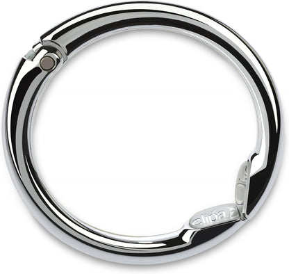 Clipa Bag Hanger - The Ring that Opens Into a Hook, Closes Automatically | Hangs Almost Anywhere in Just 1/2" of Space | Holds 33 lbs | 9 Styles | 3 yr Warranty