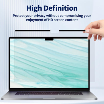 Magnetic Laptop Privacy Screen 15.6 Inch 16:9, Removable Matte Anti Glare Blue Light Filter - Computer Privacy Shield for 15.6in Laptop