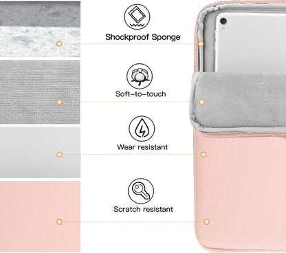 TiMOVO 9-11" Tablet Sleeve Bag for iPad 11-inch A16 2025, iPad 10.9"/10.2"| Air 11 Inch/5th/4th Gen. 10.9", Galaxy Tab A9+/A11Plus 11", Protective Bag Fit Smart Keyboard, Dusty Blue