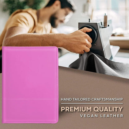 Padfolio/Portfolio Binder, Mini Padfolio Portfolio Binder 5 x 8 Legal Writing Pad, A5 Document Organizer Folder for Men Women, Black
