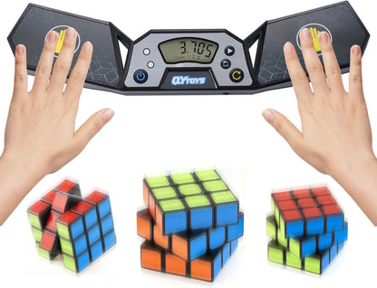 Professional Speed Cube Timer,Touch Control Timer with Display, Cube Race Stack Competition a Great Gifts