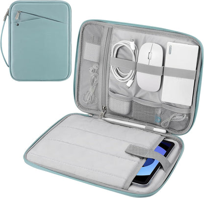 MoKo 9-11 Inch Tablet Sleeve Carrying Case with Handle, Padded Protective Travel Bag for New 11-inch iPad Air 4 2026/Pro M5/ A16, iPad 10th/Air 5/4th 10.9, i-Pad 9/8th 10.2,Tab S9/S8 11, Black