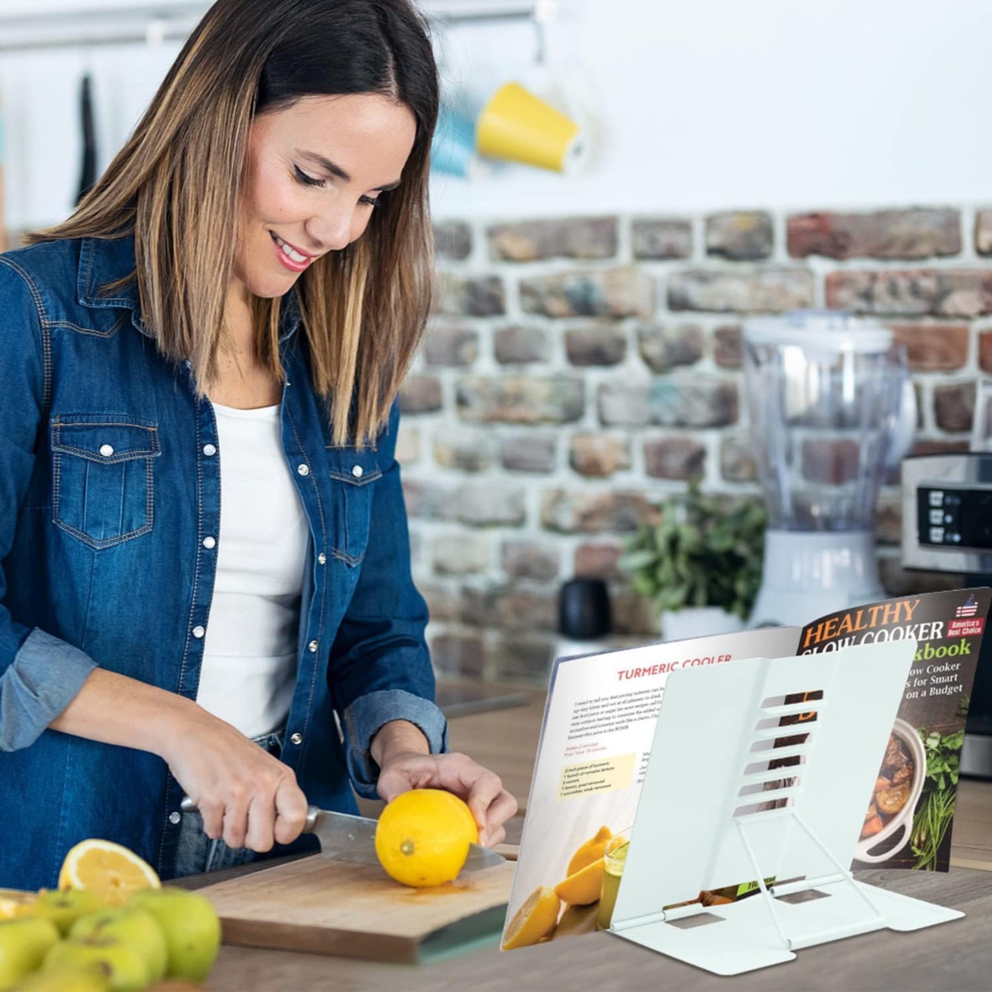 Honagu Book Stand Metal Desk Book Holder, Book Holders for Reading Hands Free, Adjustable Cookbook Documents Holder, Portable Bookstand for Music Books, Textbook, Recipe, Tablet, Ipad (Black)
