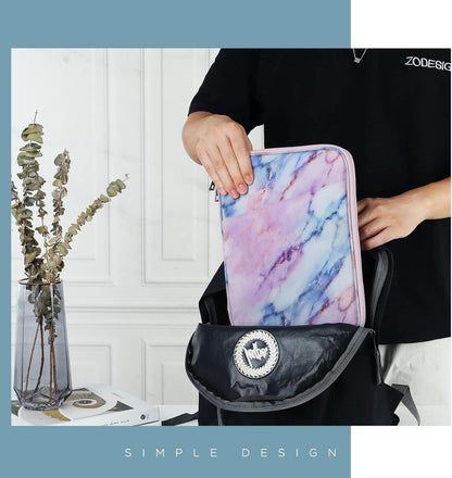 TiMOVO 9-11" Tablet Sleeve Bag for iPad 11-inch A16 2025, iPad 10.9"/10.2"| Air 11 Inch/5th/4th Gen. 10.9", Galaxy Tab A9+/A11Plus 11", Protective Bag with Pocket, Black