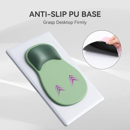 Ergonomic Mouse Pad with Wrist Rest,Cute Gel Mousepad Wrist Support - Small Mini Portable for Travel Mouse Pads for Desk Laptop,Computer,Office & Home Decor (Pink&Light Pink)