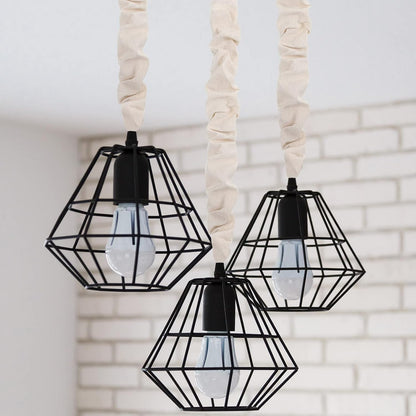 4 Pcs Fabric Cord Cover 6 Feet and 4 Feet Chain Cable Sleeve Chandelier Lighting Wire Cord Cover for Lamps Light Fixtures Lighting Wires Cable Management