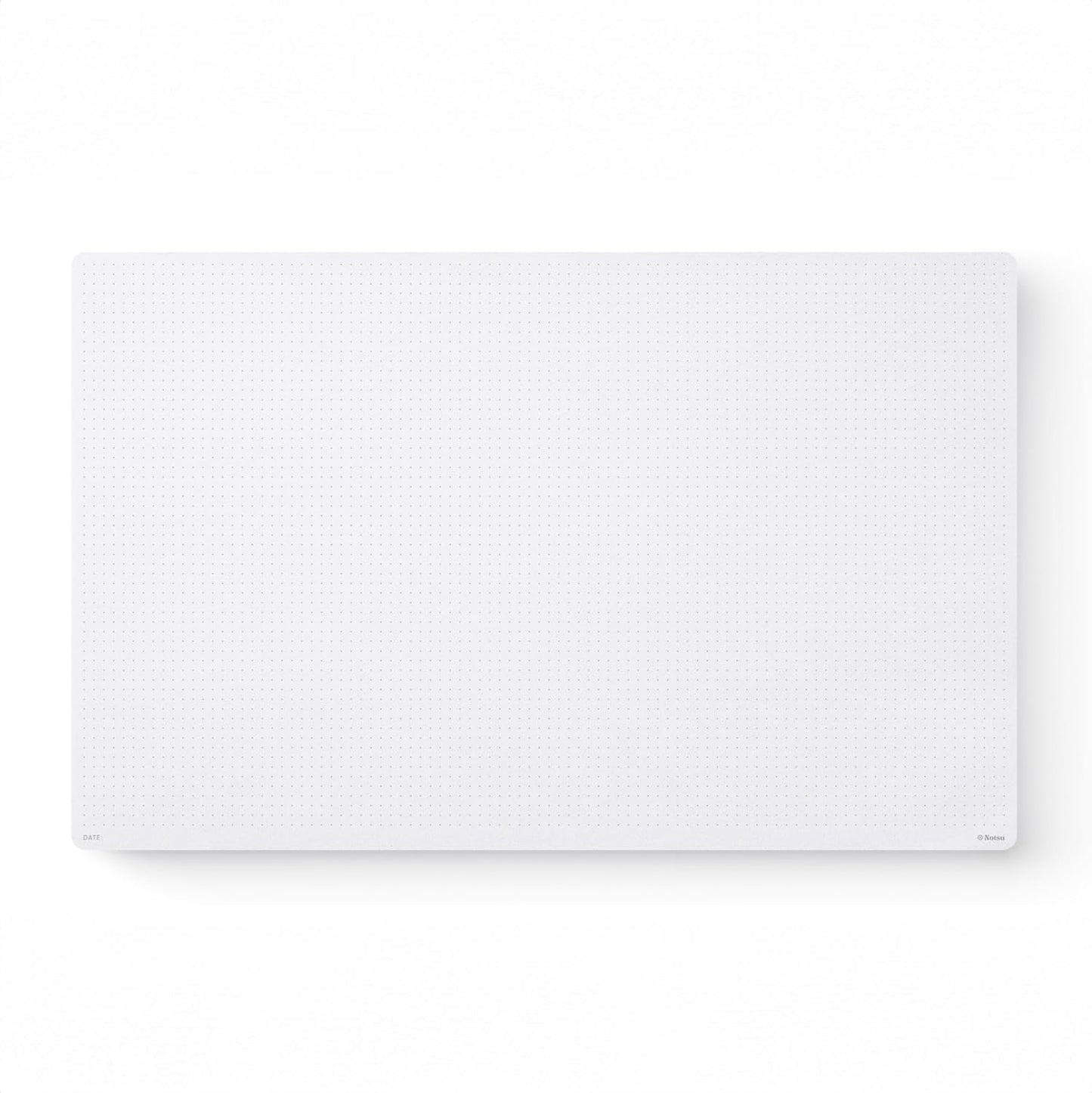 Notsu Dot Grid Desk Notepad 2 Pack | Minimalist Dotted Memo Mouse Pads with Premium Thick Paper, Small 5.5" x 8.5"