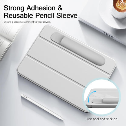 MoKo Pencil Case Holder, Adhesive Silicone Pencil Protected Sleeve Compatible with Apple Pencil Pro/ (USB-C)/ 1st/ 2nd Generation, Similarly Sized Styluses Accessories, Black