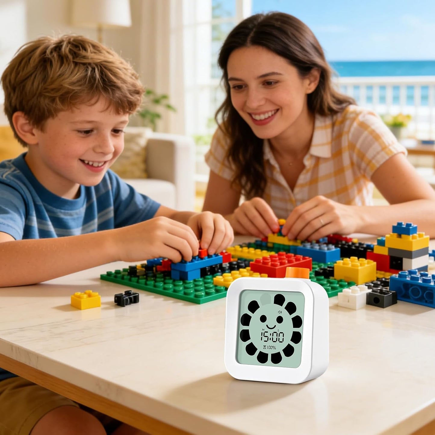 EooCoo Digital Visual Timer 60-Minute Countdown (3-in-1) for Kids & Adults, Handy Time Management Tool, Classroom Essential, Ideal Back-to-School Teacher Gift - Fits Homeschool, Kitchen, ADHD Users