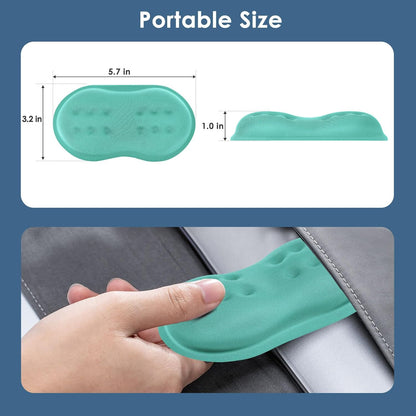 VANKEY Mouse Wrist Rest, Desk Wrist Pad for Mouse, Comfortable Computer Mouse Wrist Support, Ergonomic Wrist Rest with Memory Foam Fillings, Non-Slip Base (Black)