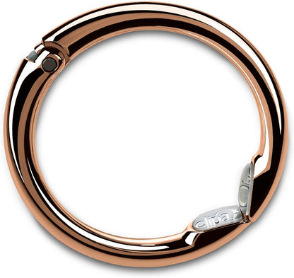 Clipa Bag Hanger - The Ring that Opens Into a Hook, Closes Automatically | Hangs Almost Anywhere in Just 1/2" of Space | Holds 33 lbs | 9 Styles | 3 yr Warranty