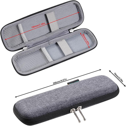 Small Pencil Case Holder for Pencils,Hard Pen Case for Executive Fountain Pens,Ballpoint Pens-Black