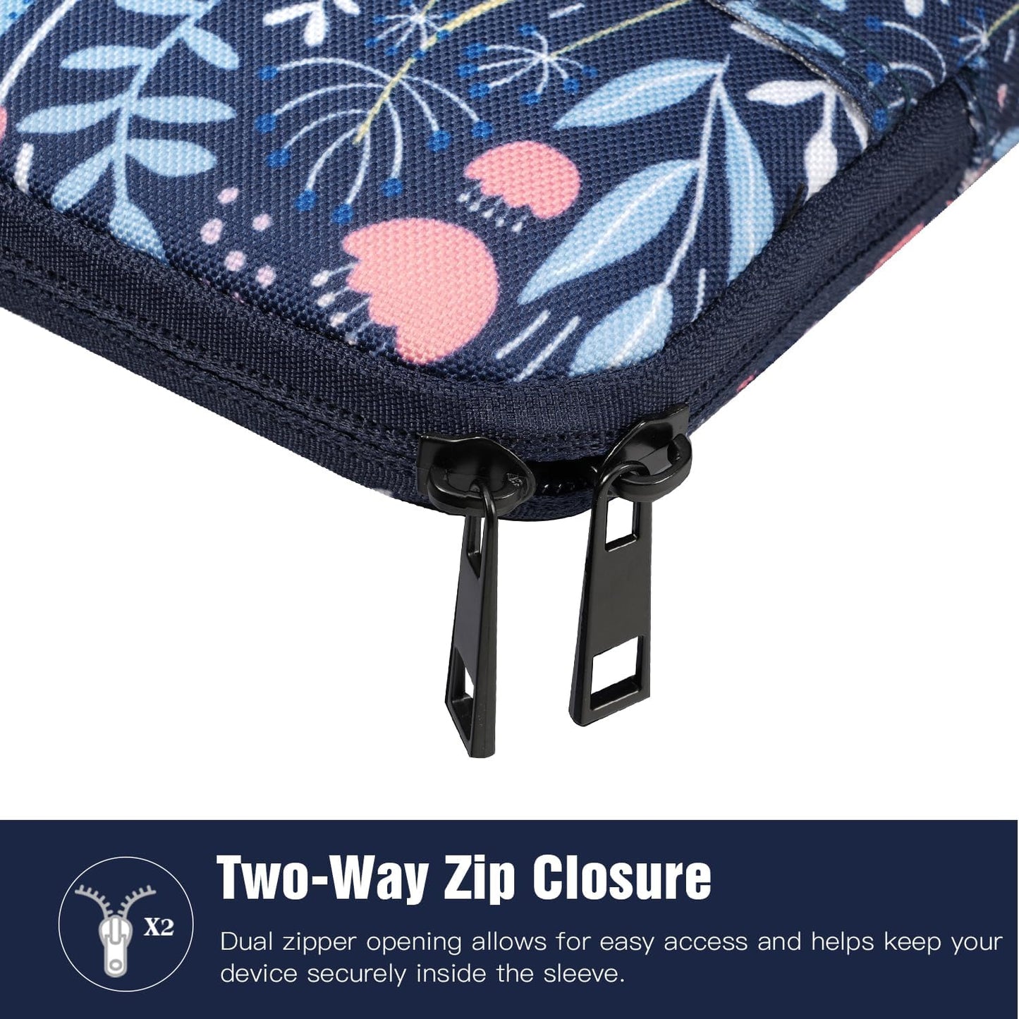 TiMOVO 9-11" Tablet Sleeve Bag for iPad 11-inch A16 2025, iPad 10.9"/10.2"| Air 11 Inch/5th/4th Gen. 10.9", Galaxy Tab A9+/A11Plus 11", Protective Bag Fit Smart Keyboard, Dusty Blue