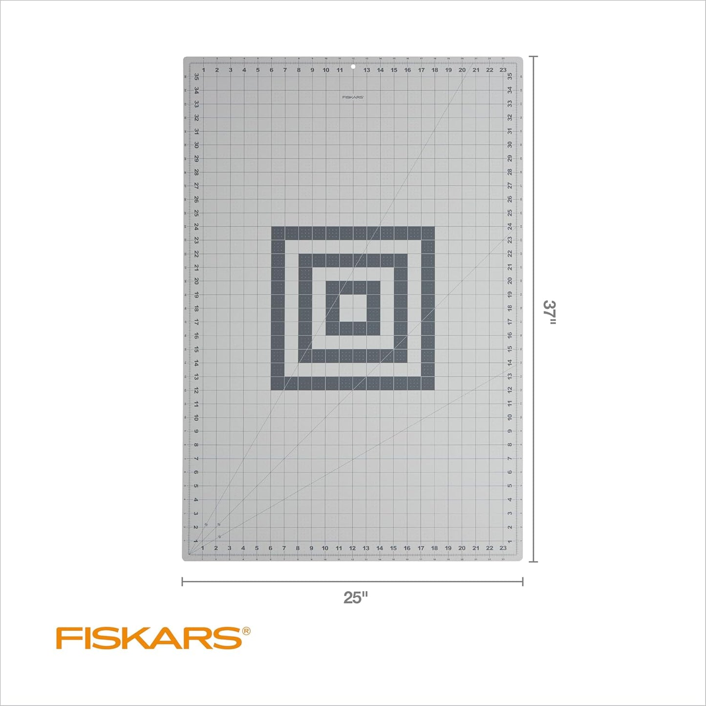 Fiskars Self Healing Cutting Mat with Grid for Sewing, Quilting, and Crafts - 18" x 24 Grid Lilac/Mountain Haze