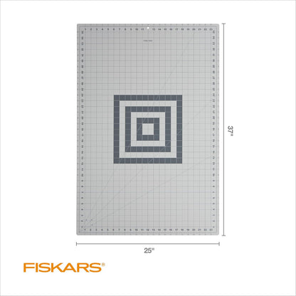 Fiskars Self Healing Cutting Mat for Quilting, Arts and Crafts, 24" x 36" Grid, Sewing Mat, Craft Cutting Board, Sewing Supplies and Quilting Tools (Pack of 3)