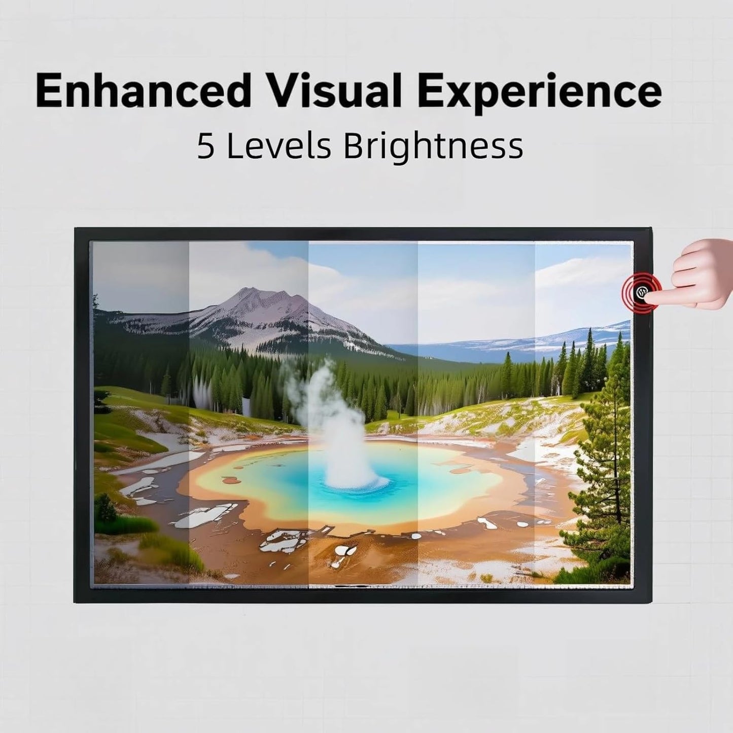 Large A2 LED Light Pad for Diamond Art Painting & Tracing, USB-Powered Light Board with 3 Brightness Levels - Includes Clips & Painting DIY Tools Kit