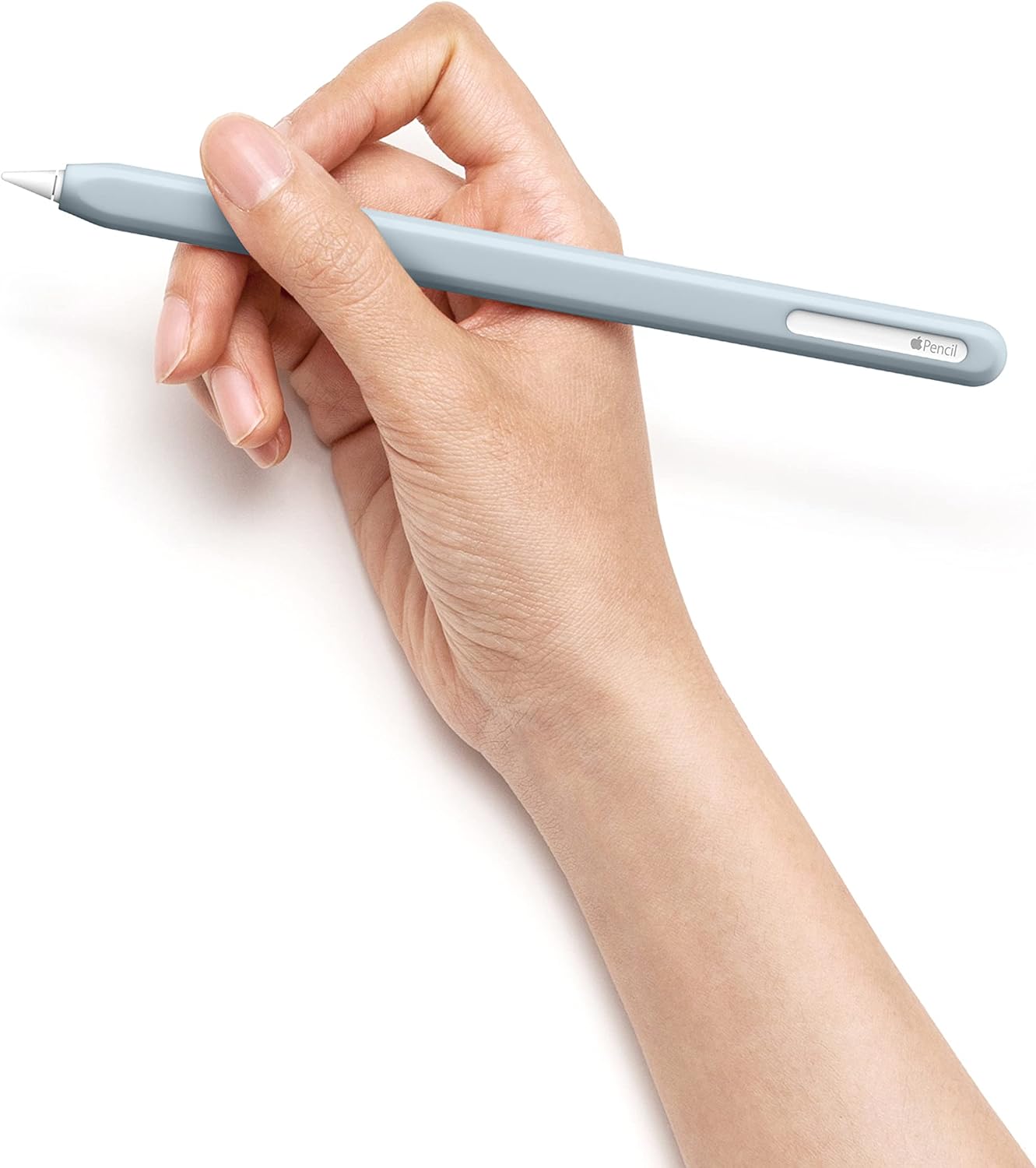UPPERCASE Designs NimbleSleeve Premium Silicone Case Holder Protective Cover Sleeve Compatible with iPad Apple Pencil Pro and 2nd Generation Only (Beige)