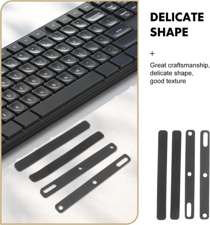 4pcs Keyboard Keycap Soundproof Foam: Space Bar Sound Dampener Pad for Home and Office Noise Reduction - Sponge Silencer for Mechanical Keyboards