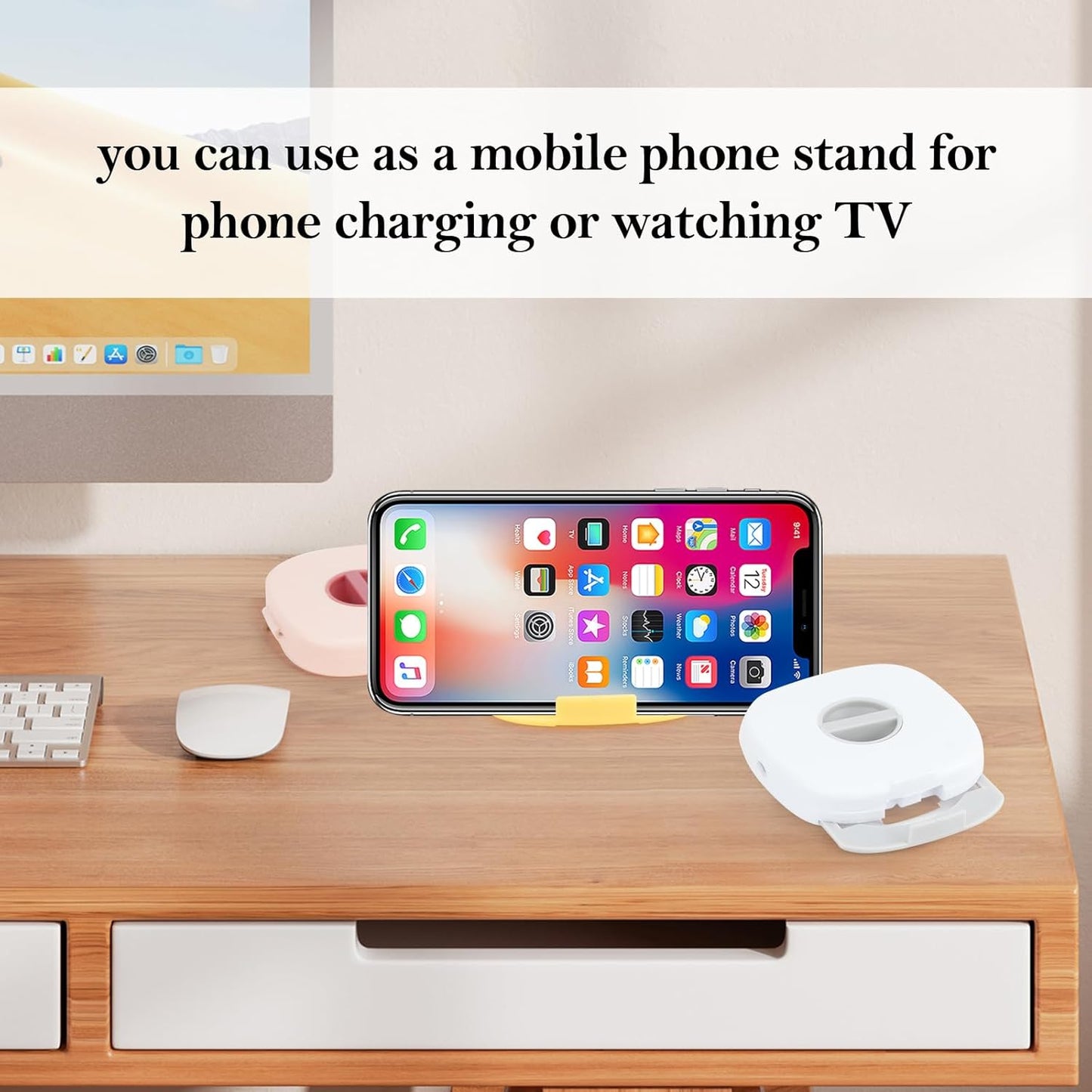 6PCS Charging Cable Organizer, 2 Shapes Portable Cable Winder, Retractable Travel Cord Organizer Keeper Box for Wrapping Earbuds USB Phone Mouse Cords Earphone Wire Charger