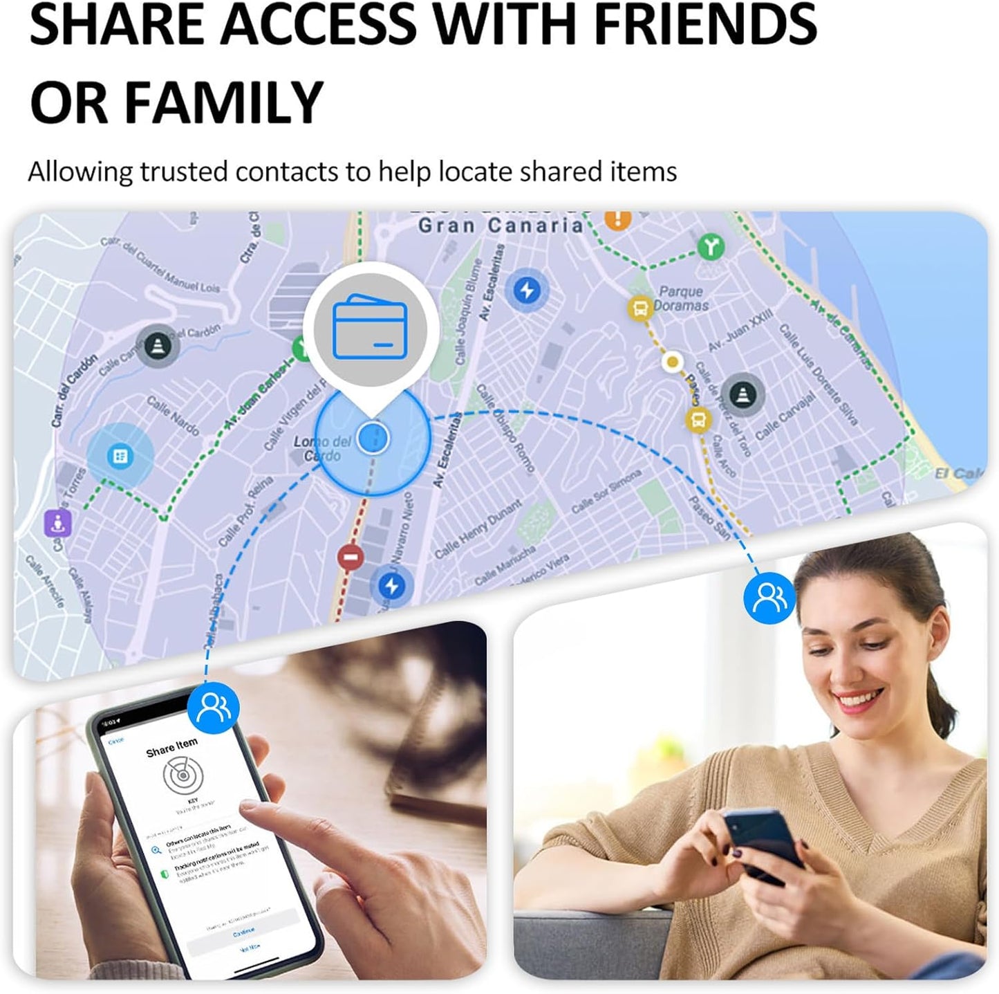 2 Pack Ultra Slim Rechargeable Wallet Tracker Card, IP67 Waterproof Bluetooth Tracking Card Compatible with Apple Find My & Android, Item Locator for Wallet Luggage Backpack