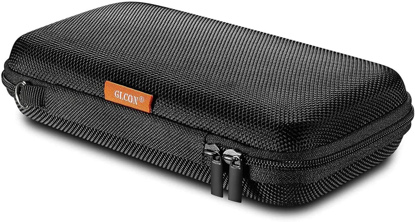 Portable Protection Hard EVA Case for External Battery, Cell Phone, GPS, Hard Drive, USB/Charging Cable, Small Carrying Bag Mesh Inner Pocket, Zipper Enclosure, Universal Travel Pouch Bag