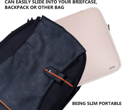 Laptop Sleeve 15.6 Inch, Durable Shockproof Protective Cover Flip Case Briefcase Carrying Computer Bag Case Compatible with 15.6 Inch HP, ASUS, Lenovo, Acer, Notebook, Computer, Black