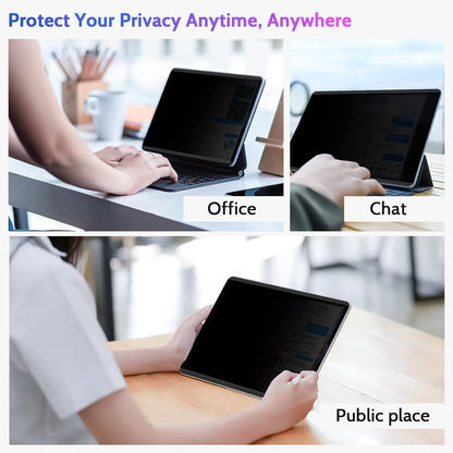 Peslv Magnetic Privacy Screen for Surface Laptop 6/5/4/3/2/1 13.5 Inch, Removable Anti Blue Light Glare Filter, Black Security Private Apy Block Protector