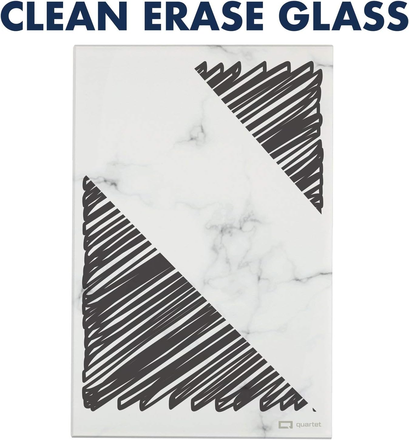 Quartet Glass Desktop Notepad, 9" x 6", Whiteboard, Dry Erase Surface, Dot/White, 2 Pack (GDP96D)