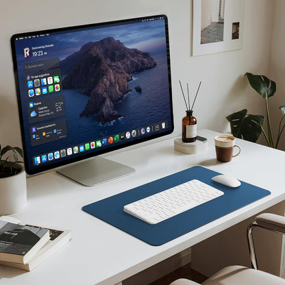 Jotsome Leather Desk Pad Mat, Non-Slip Desk Blotter Pad - Desk Protector for Office, Home, Lap Desk, Laptop, and Desktop