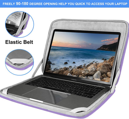Laptop Sleeve 15.6 Inch, Durable Shockproof Protective Cover Flip Case Briefcase Carrying Computer Bag Case Compatible with 15.6 Inch HP, ASUS, Lenovo, Acer, Notebook, Computer, Black