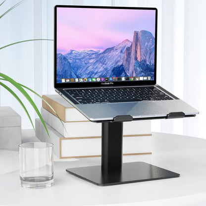 BESIGN LSX6N Laptop Stand, Ergonomic Adjustable Notebook Riser, Computer Holder, Laptop Mount Compatible with 10-15.6" Laptops, Black