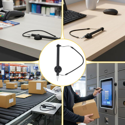 3PCS Retractable Pen Holder for Lanyard, Pens Leash Lanyard Pen Holder for Writing Boards, Tablets, Clipboards, And Desk, Stylus Holders Attachment