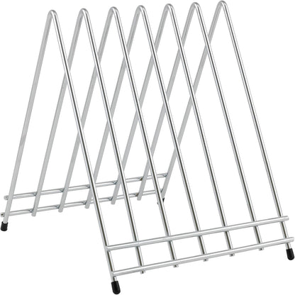 Winco 6-Slot Cutting Board Rack, Vinyl Coated Medium