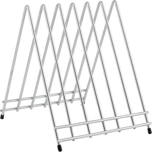 Winco 6-Slot Cutting Board Rack, Vinyl Coated Medium