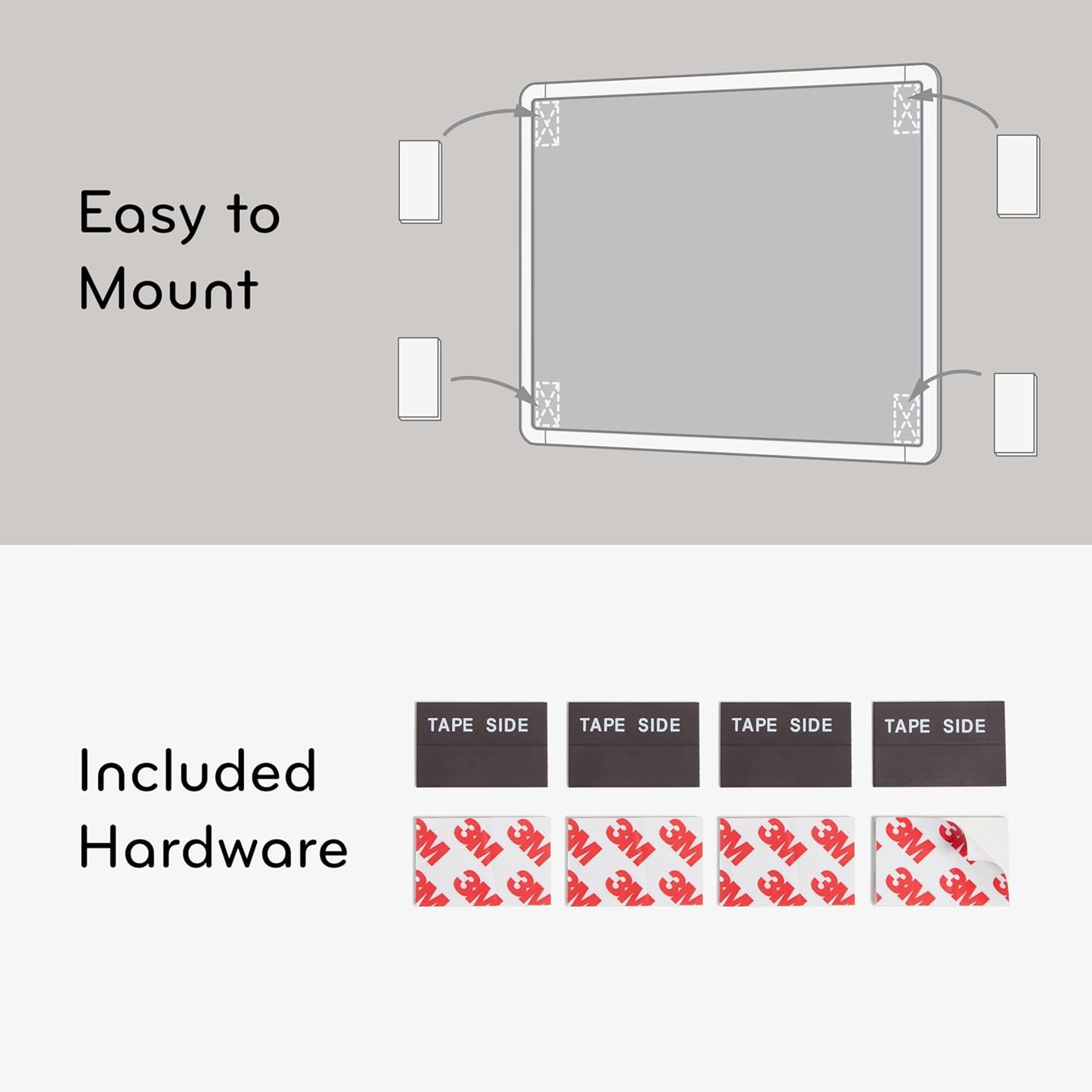 U Brands Contempo Magnetic Small Whiteboard, 8.5” x 11”, White Modern Frame, Mini White Board for Students, Fridge and Locker Dry Erase Board, Includes Marker & Magnet