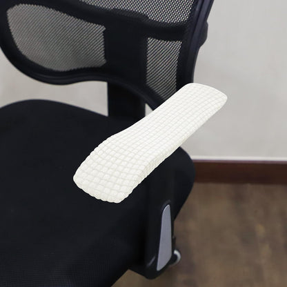 FORCHEER Office Chair Armrest Covers 12-15 Inch Velvet Elastic Black Arm Rest Covers for Desk Computer Chairs Washable