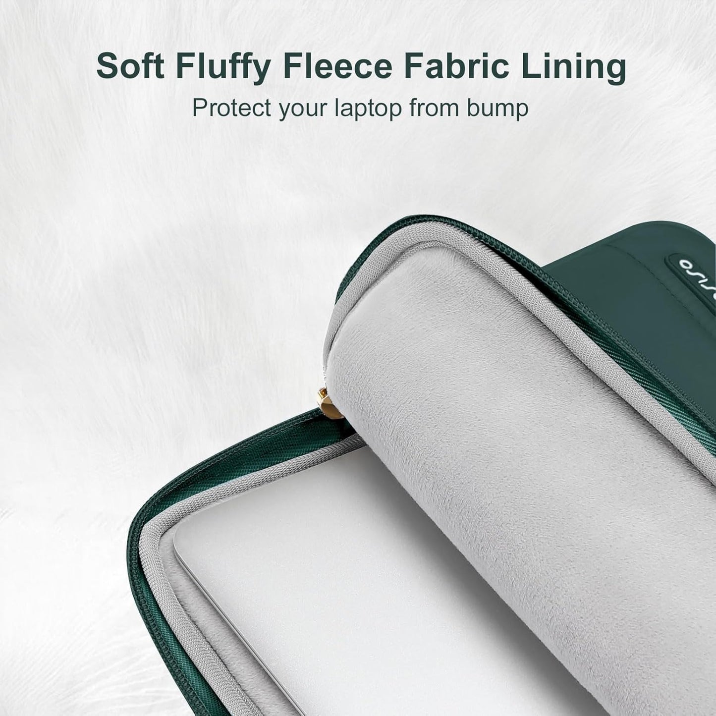 MOSISO Laptop Case 13.3 inch,13-13.3 inch Puffy Laptop Sleeve Compatible with MacBook Neo/Air 13.6 M5 M4 M3 M2 M1/Pro 13/14,HP Dell ASUS Lenovo,Polyester Horizontal Bag with Small Case, Sand