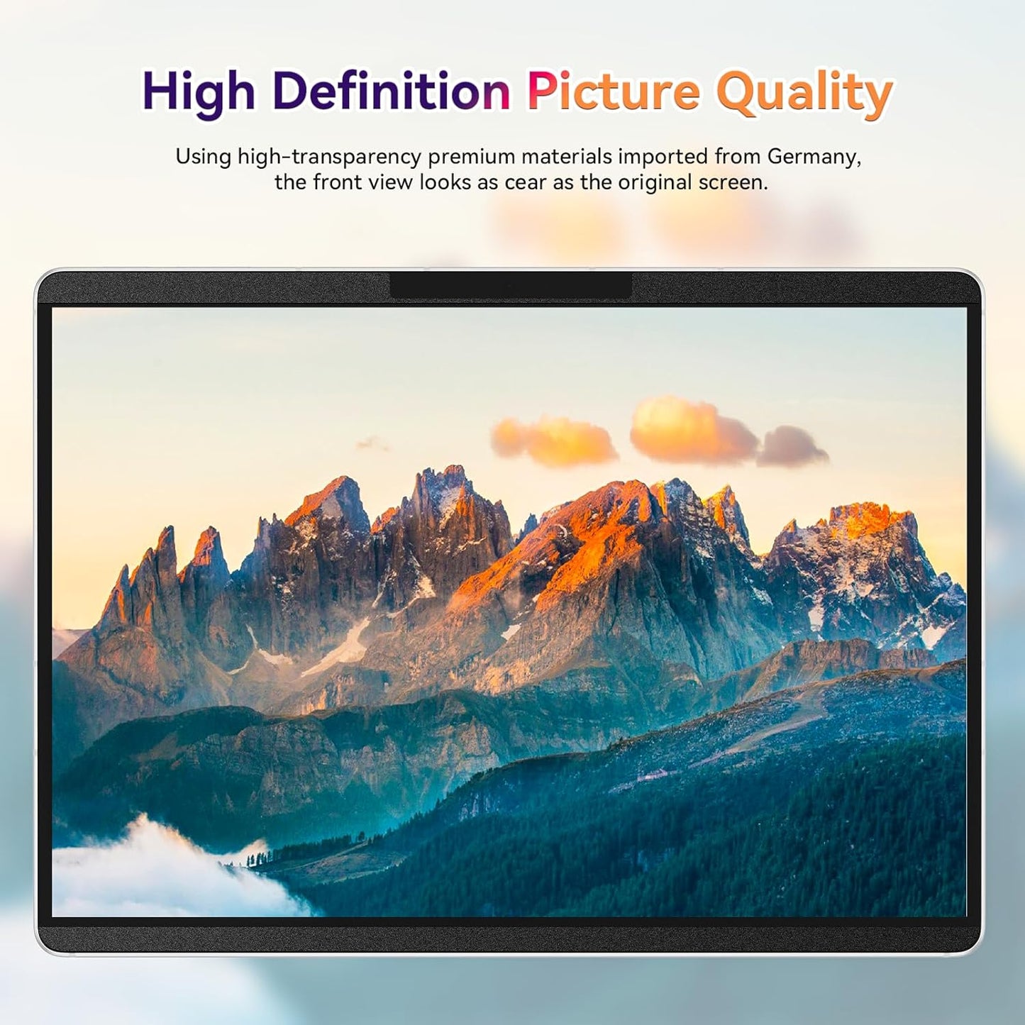 Magnetic Privacy Screen for Microsoft Surface Laptop 7 13.8 Inch, Removable Anti Glare Blue Light Filter, 13.8 In Anti Spy Black Security Private Block Screen Protector