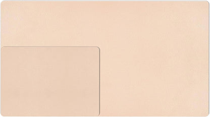 Nekmit Leather Desk Blotter Pad 17 x 12 Inches, Flat, Non-Slip, Waterproof, Black