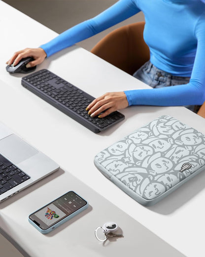 tomtoc 360° Protective Tablet Sleeve for 2026 iPad Air 11-inch (M4/M3/M2), iPad Pro 11-inch (M5/M4/4th/3rd/2nd/1st Gen) with Magic Keyboard/Smart Keyboard Folio, 11" iPad Water-Resistant Tablet Case