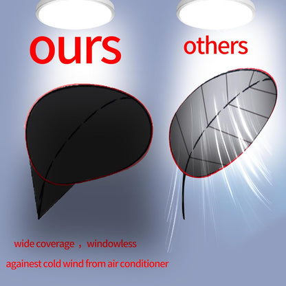 Comastbo Office Desk Window Glare Shade, Privacy for Office, Monitor Glare Protector,Desk Shade to Block Front Side Light
