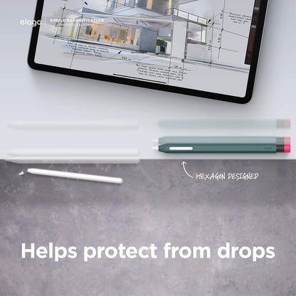 elago Compatible with Apple Pencil Pro Case & Apple Pencil 2nd Generation Case, Compatible with Magnetic Charging, Double Tap, Squeeze, Haptic (Must Read Installation Instructions) [Lovely Pink]