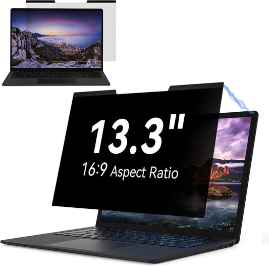 IPROKKO Magnetic Privacy Screen for Microsoft Surface Pro 11/10/9/8/X, Surface Pro Privacy Filter 13 Inch, Anti-Glare Blue Light Laptop Computer Monitor Screen Protector